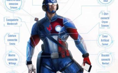 « The Amazing French Tech » : l’homme augmenté par les start-up françaises devient un super-héros