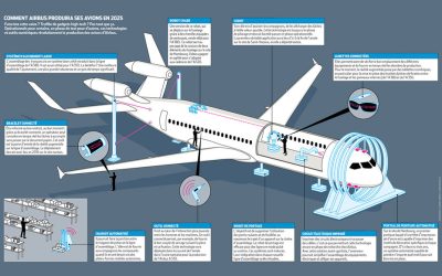 Infographie : comment Airbus produira ses avions en 2025