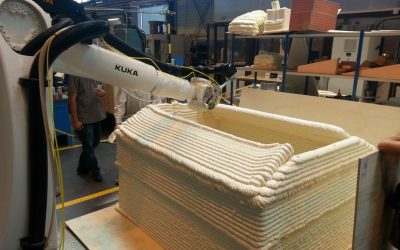 Vidéo : L’imprimante 3D hors norme de l’université de Nantes est capable de construire des maisons