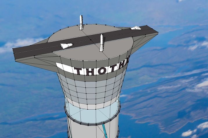 Un ascenseur spatial canadien breveté mais pas daté – L’Usine de l’Aéro
