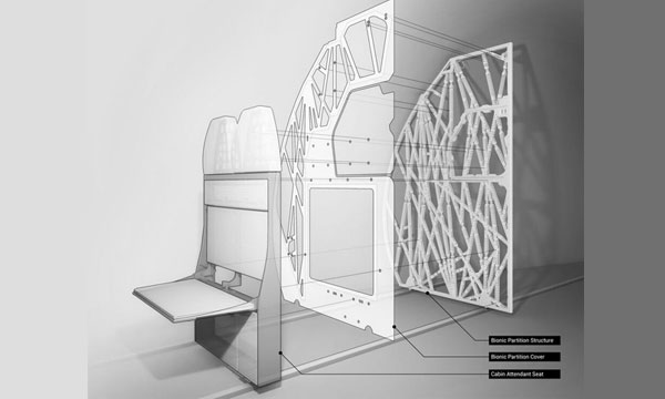 Airbus et Autodesk développent une « cloison bionique » grâce à l’impression 3D, actualité aéronautique ::: Le Journal de l’Aviation