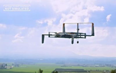 Amazon dévoile un prototype de drone capable de livrer des colis