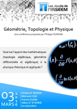 Conférence Philippe Durand au CISE le 03 mars 2016