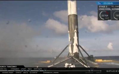 Troisième récupération en mer réussie pour SpaceX – Air&Cosmos