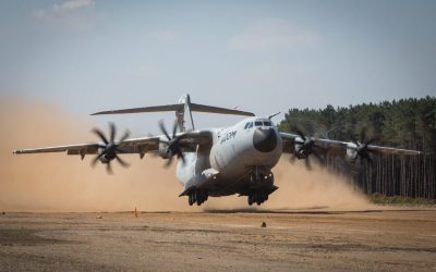 A400M : Essais sur piste en sable – Air&Cosmos