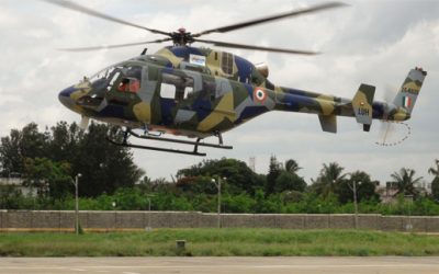 Premier vol de l’hélicoptère indien LUH – Air&Cosmos