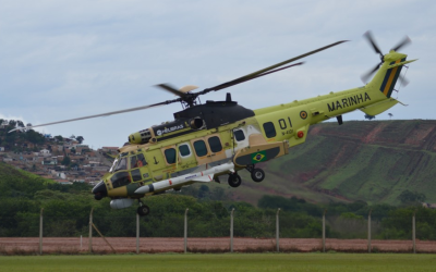 Helibras présente le H225M équipé de missiles AM39 – Air&Cosmos