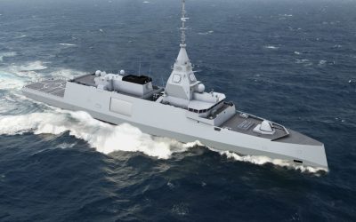 [Photo] DCNS dévoile Belharra, sa nouvelle frégate (numérique) de taille intermédiaire