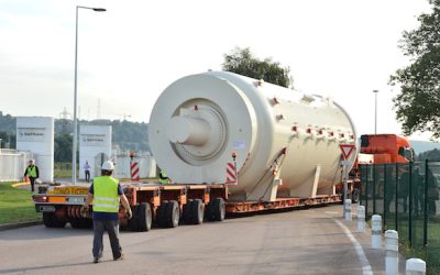 Safran Nacelles : Convoi exceptionnel pour un « bébé » de 70 tonnes !