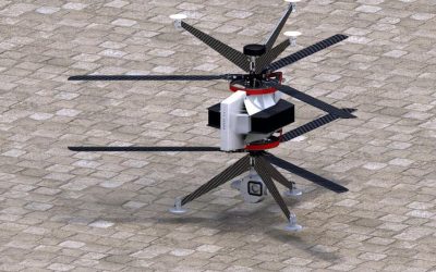Un cluster drones installé sur l’ancienne base aérienne de Brétigny-sur-Orge