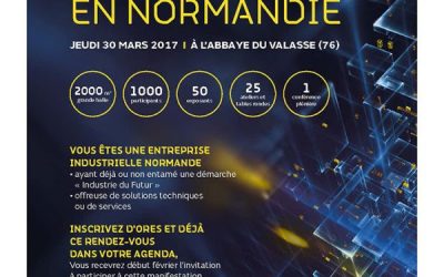 Save the Date : Salon de l’Industrie du Futur en Normandie – 30 mars 2017