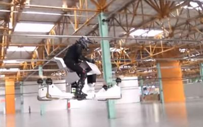 [L’industrie c’est fou] Entre drone et moto, une société dévoile son hoverbike Scorpion-3