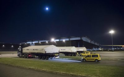 [En images] Toulouse réceptionne les premières sections de grande taille du Beluga XL d&rsquo;Airbus