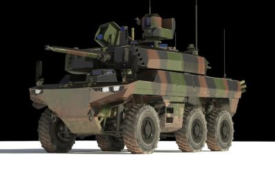 Les premiers blindés Griffon et Jaguar commandés pour le programme Scorpion
