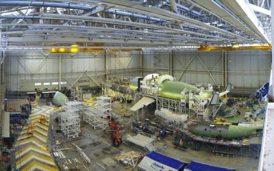 [En images] L&rsquo;assemblage du Beluga XL se poursuit
