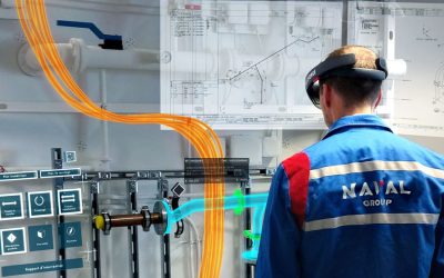 Naval Group teste la réalité augmentée sur ses chantiers navals