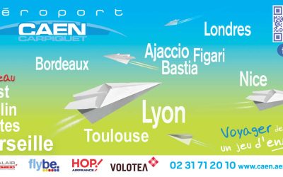 De nouvelles destinations à l’aéroport de Caen Carpiquet