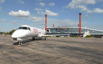 Aéroport Rouen Vallée de Seine : un Embraer 145 pour la ligne Rouen-Lyon !