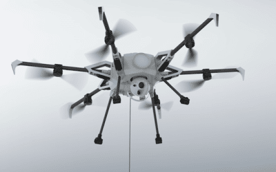 Un drone au sein du dispositif de sécurité de la Ferté Alais