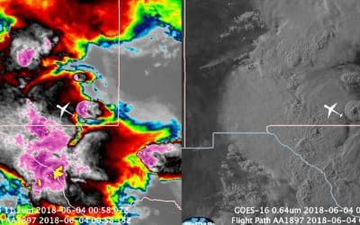 [En images] Un Airbus A319 criblé d&rsquo;impacts après avoir traversé une tempête de grêle aux États-Unis