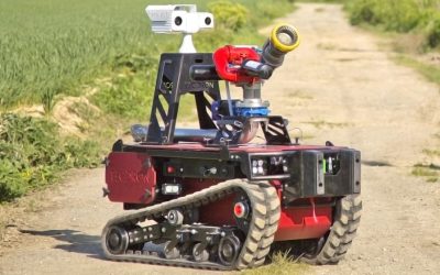 [Vidéo] Trois robots Sentinel en renfort des pompiers de Paris