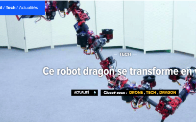 Ce robot dragon se transforme en vol
