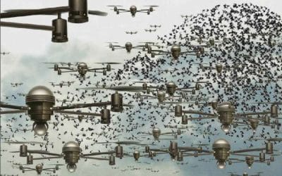 Drones en essaim