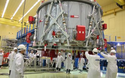 [En images] Le module d&rsquo;Airbus pour le vaisseau spatial qui emmènera les astronautes au-delà de la Lune