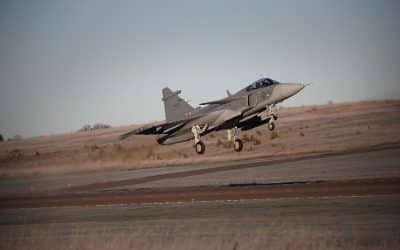 Vol du deuxième avion de combat Gripen E de Saab – Air&Cosmos