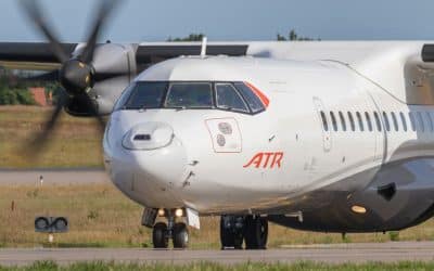 Moitié moins de commandes fermes pour ATR en 2018