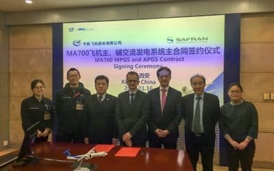 Safran fournit le système de génération électrique du MA700