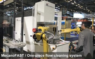 MecanoLav connecte sa machine à laver autonome à l’usine futuriste de Global industrie 2019