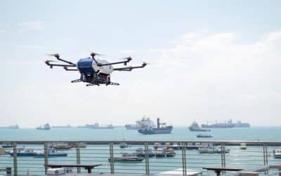 Airbus livre avec succès un bateau avec son drone Skyways