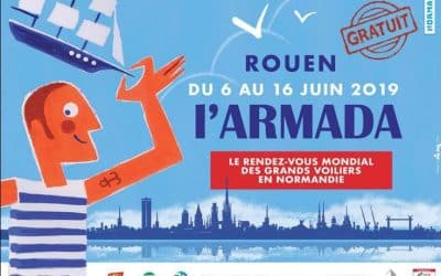 Normandie AeroEspace amarrée aux quais de Rouen à l’occasion de l’Armada du 6 au 16 juin prochains