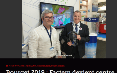Bourget 2019 : Factem devient centre de réparation agréé