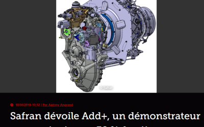 Safran dévoile Add+, un démonstrateur moteur intégrant 30 % de pièces en fabrication additive.