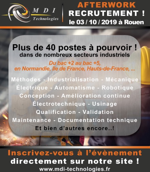 afterwork recrutement MDI