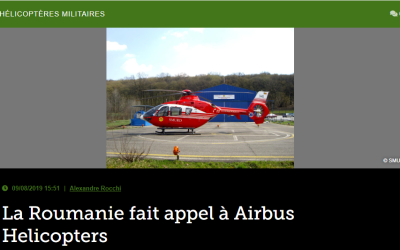 La Roumanie fait appel à Airbus Helicopters