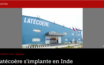 Latécoère s&rsquo;implante en Inde