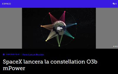 SpaceX lancera la constellation O3b mPower