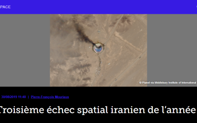 Troisième échec spatial iranien de l’année
