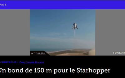 Un bond de 150 m pour le Starhopper