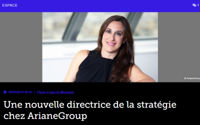 Une nouvelle directrice de la stratégie chez ArianeGroup