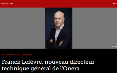 Franck Lefèvre, nouveau directeur technique général de l&rsquo;Onera