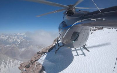 [En images] Airbus Helicopters pose un H145 au sommet de l&rsquo;Alconcagua, en Argentine – L&rsquo;Usine Aéro