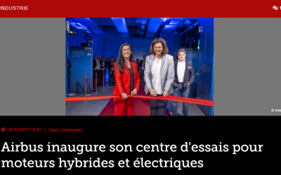 Airbus inaugure son centre d&rsquo;essais pour moteurs hybrides et électriques