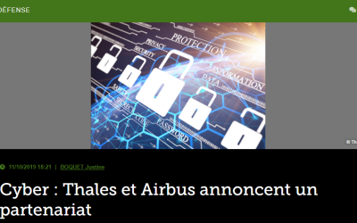 Cyber : Thales et Airbus annoncent un partenariat