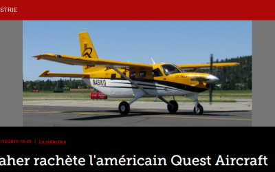 Daher rachète l&rsquo;américain Quest Aircraft