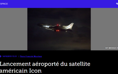 Lancement aéroporté du satellite américain Icon