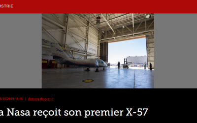 La Nasa reçoit son premier X-57